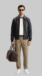 Black Mac Flight Jacket