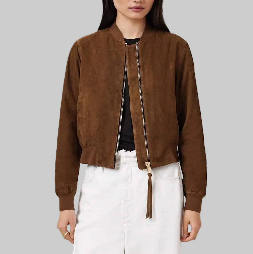 Classic Suede Bomber