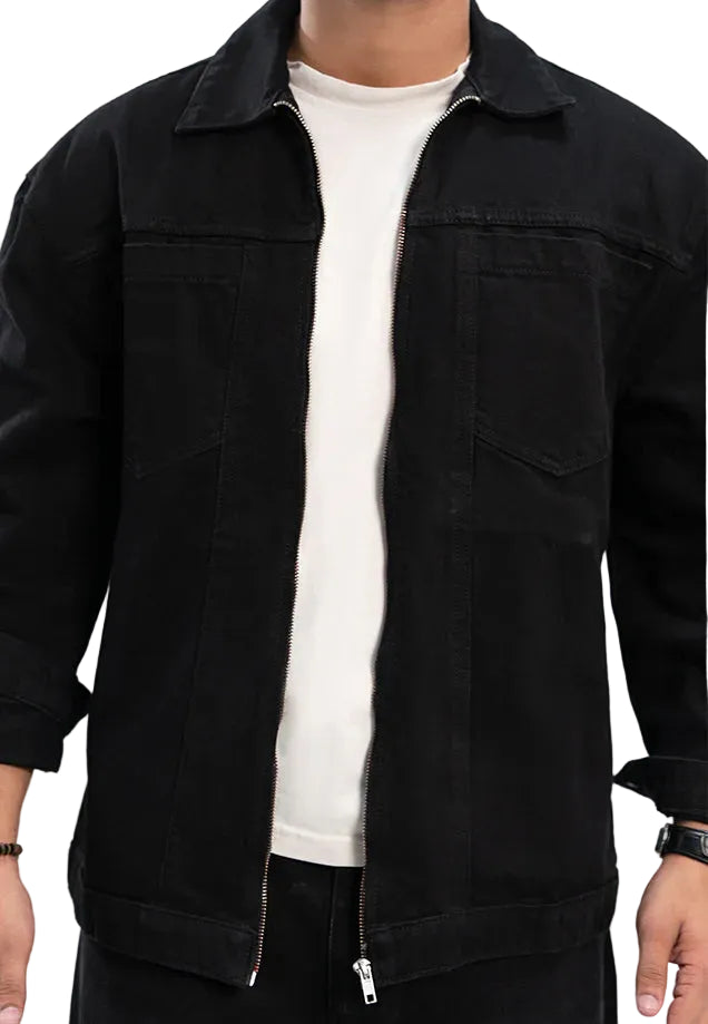 Denim Jacket - Black