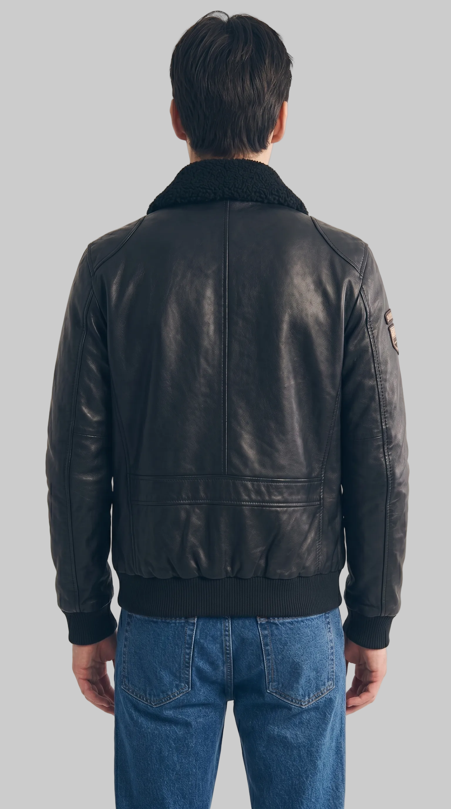 FLIGHT JACKET - BLACK