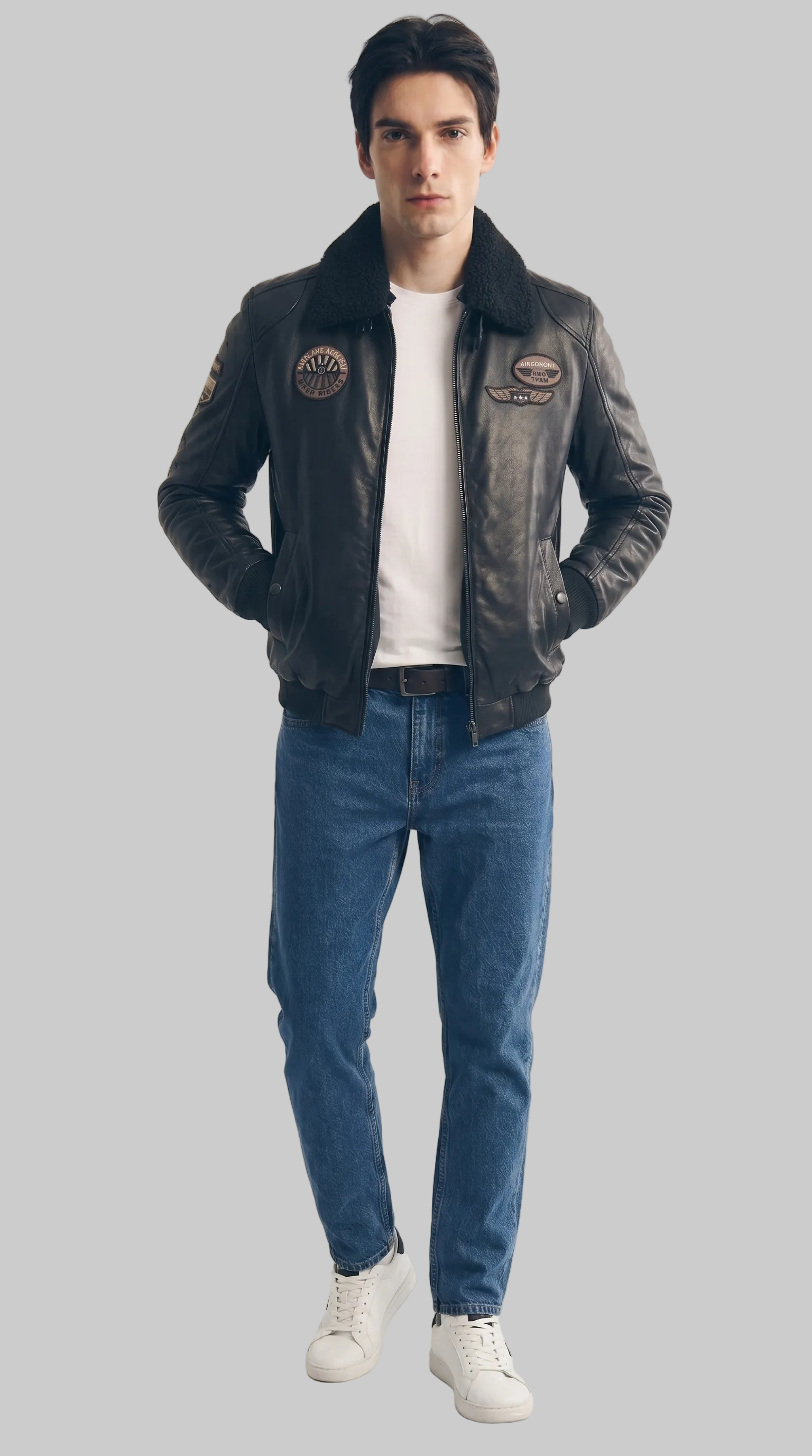 FLIGHT JACKET - BLACK