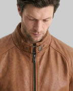 Brown Racer Jacket