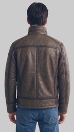 SHEARLING BOMBER  - MORA
