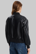 LEATHER BOMBER