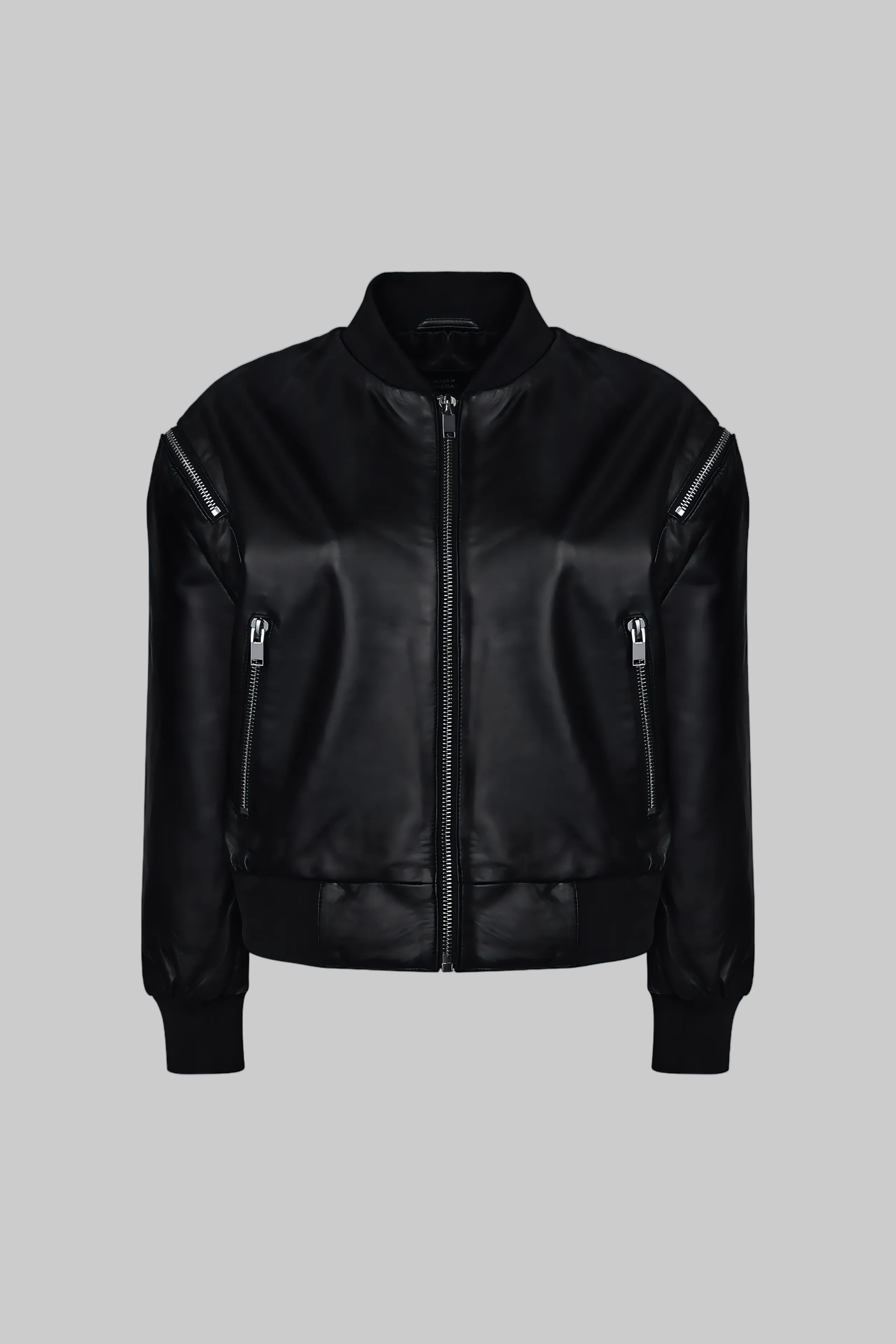 LEATHER BOMBER