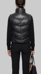 Quilted Leather Vest