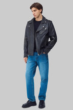 The Vintage Wash Biker JACKET