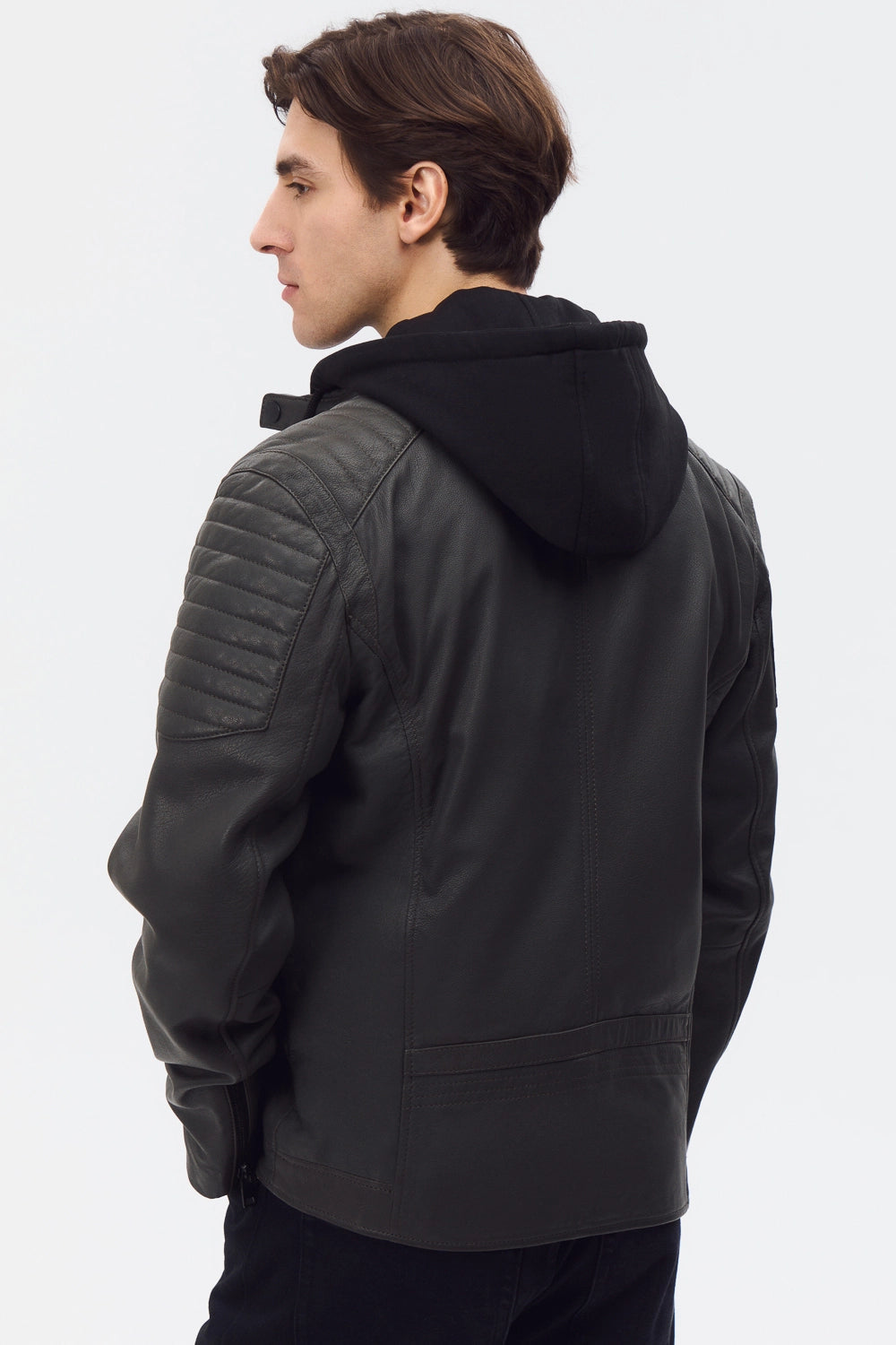 Apex Ribbed Biker Jacket