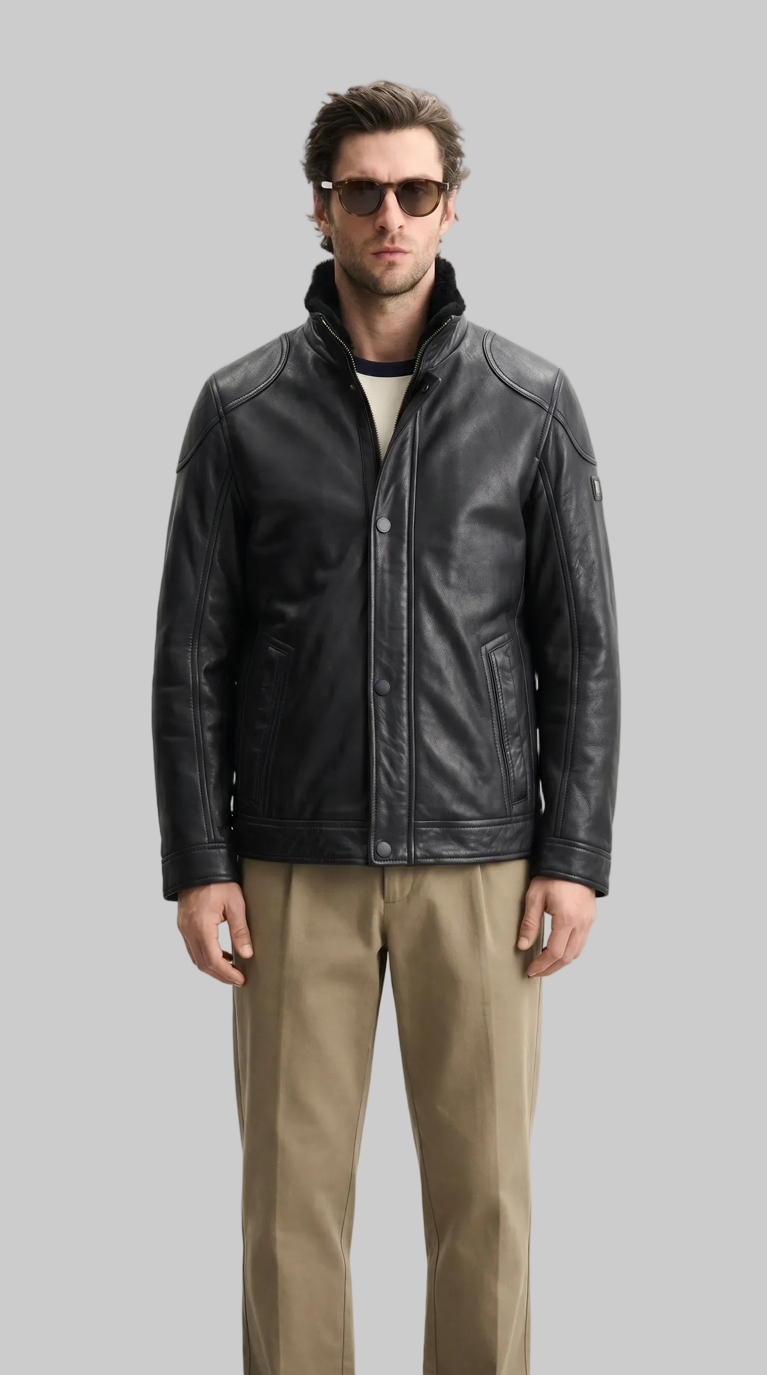 Men's Shearling Bomber