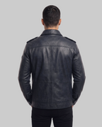 Multi-Pocket Utility Winter Coat leathertex