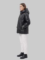 Oversized Quilted Winter Coat leathertex