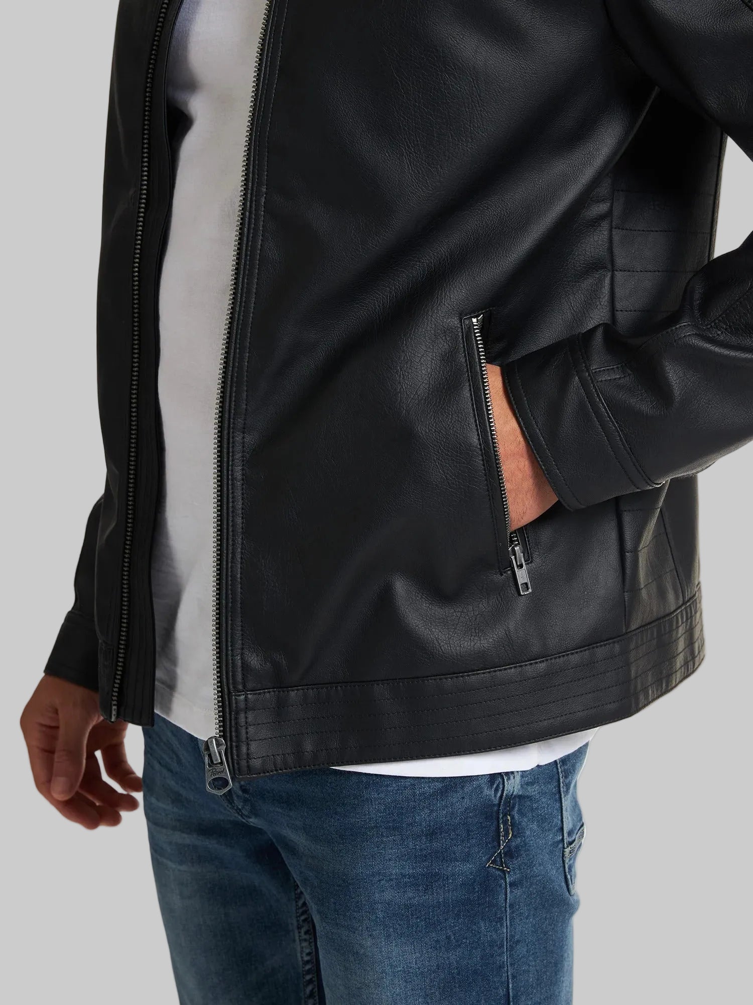 Slim Fit Biker Jacket