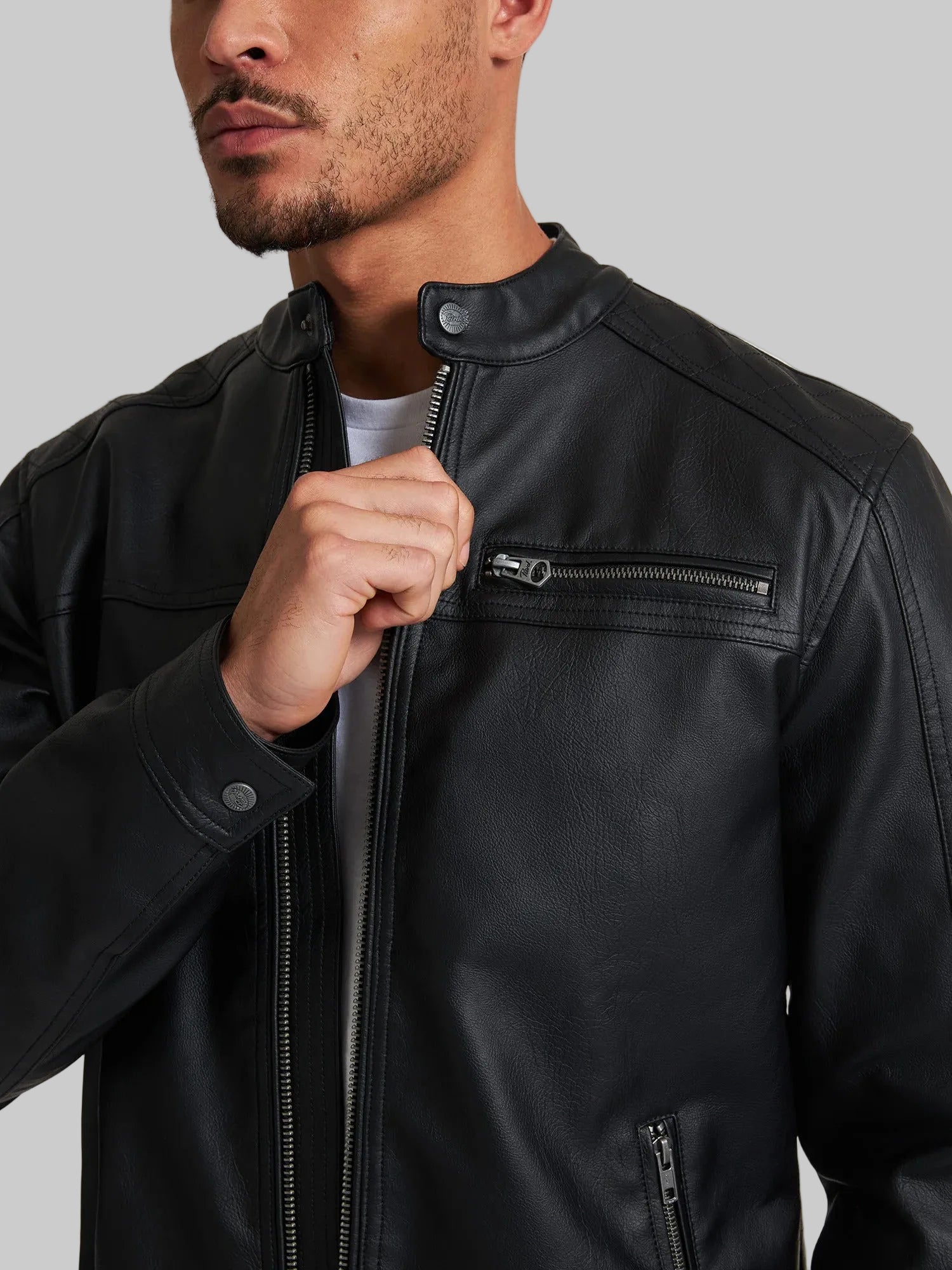 Slim Fit Biker Jacket