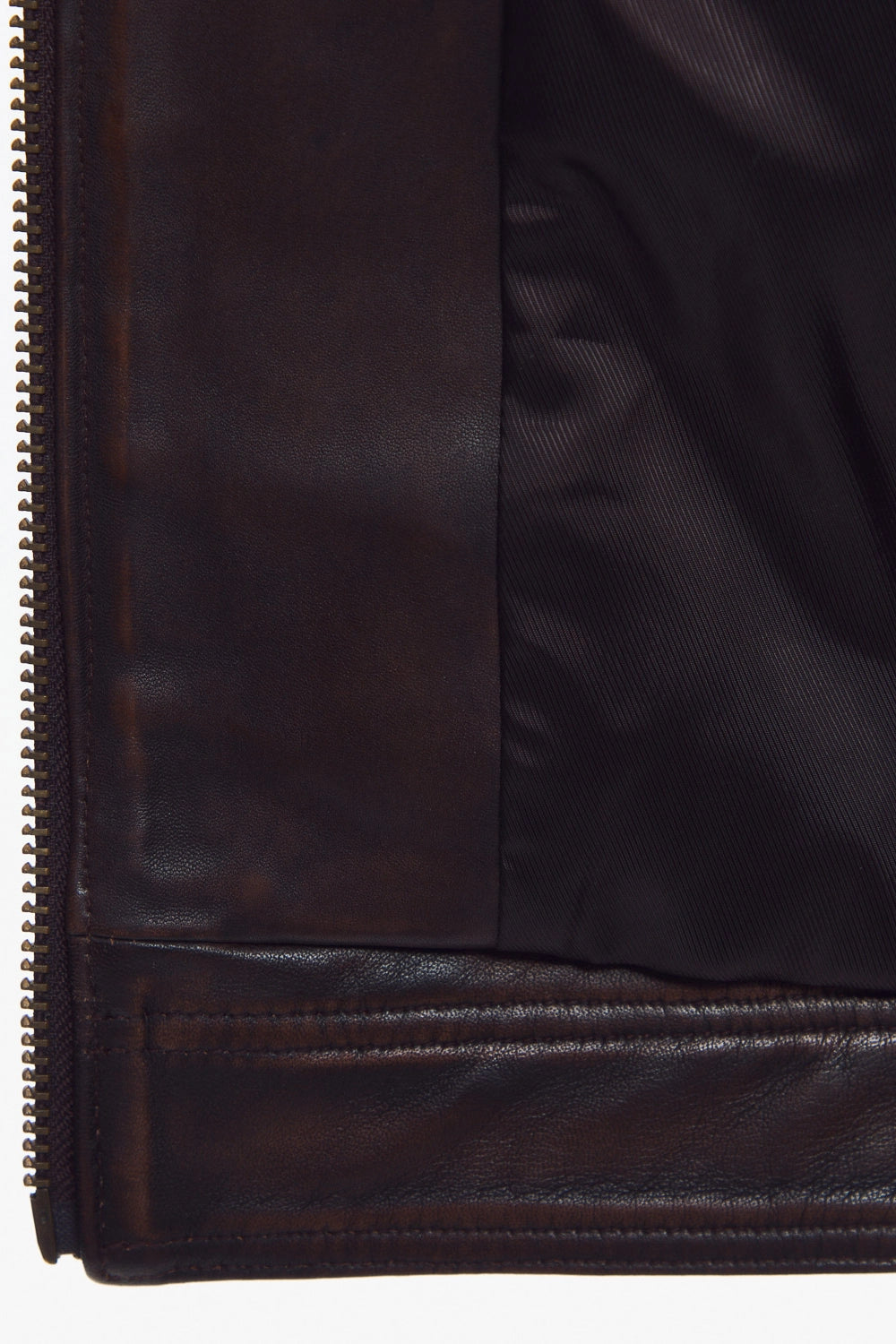 RUSTY BROWN MOTO JACKET