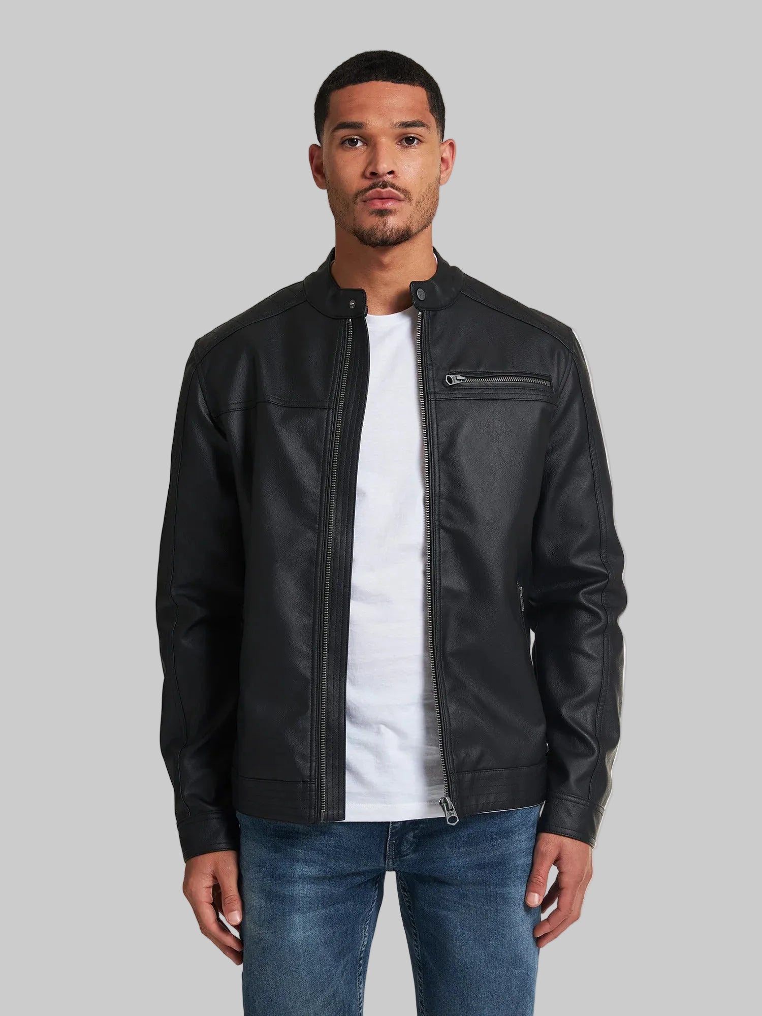Slim Fit Biker Jacket