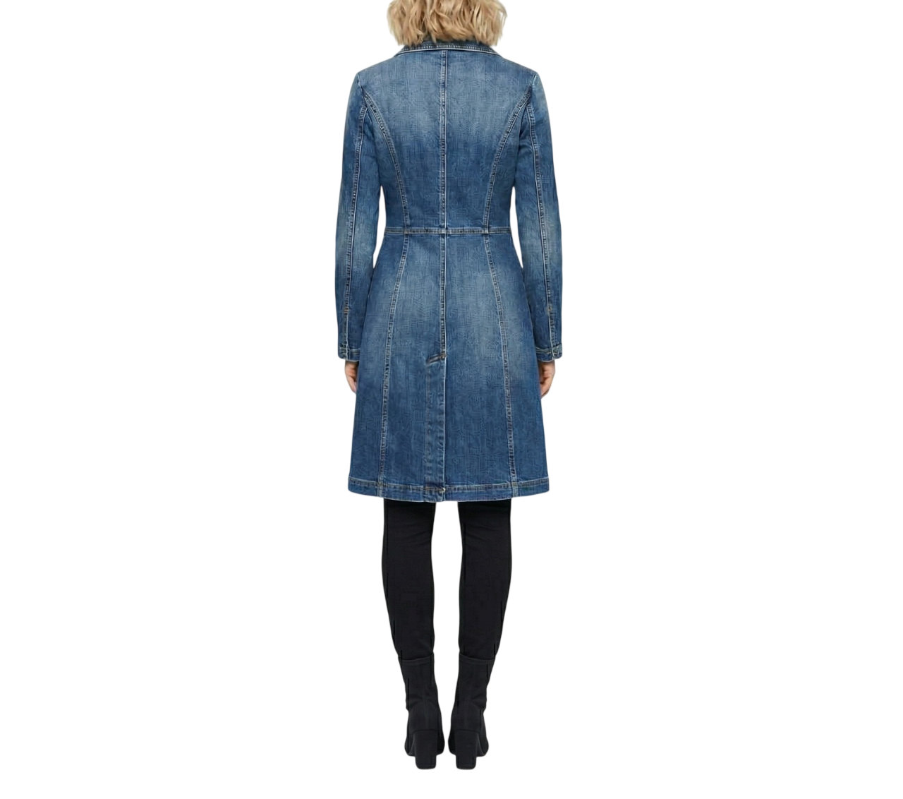 The Gina Longline Denim Trench Coat