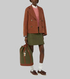 Signature Suede Pea coat