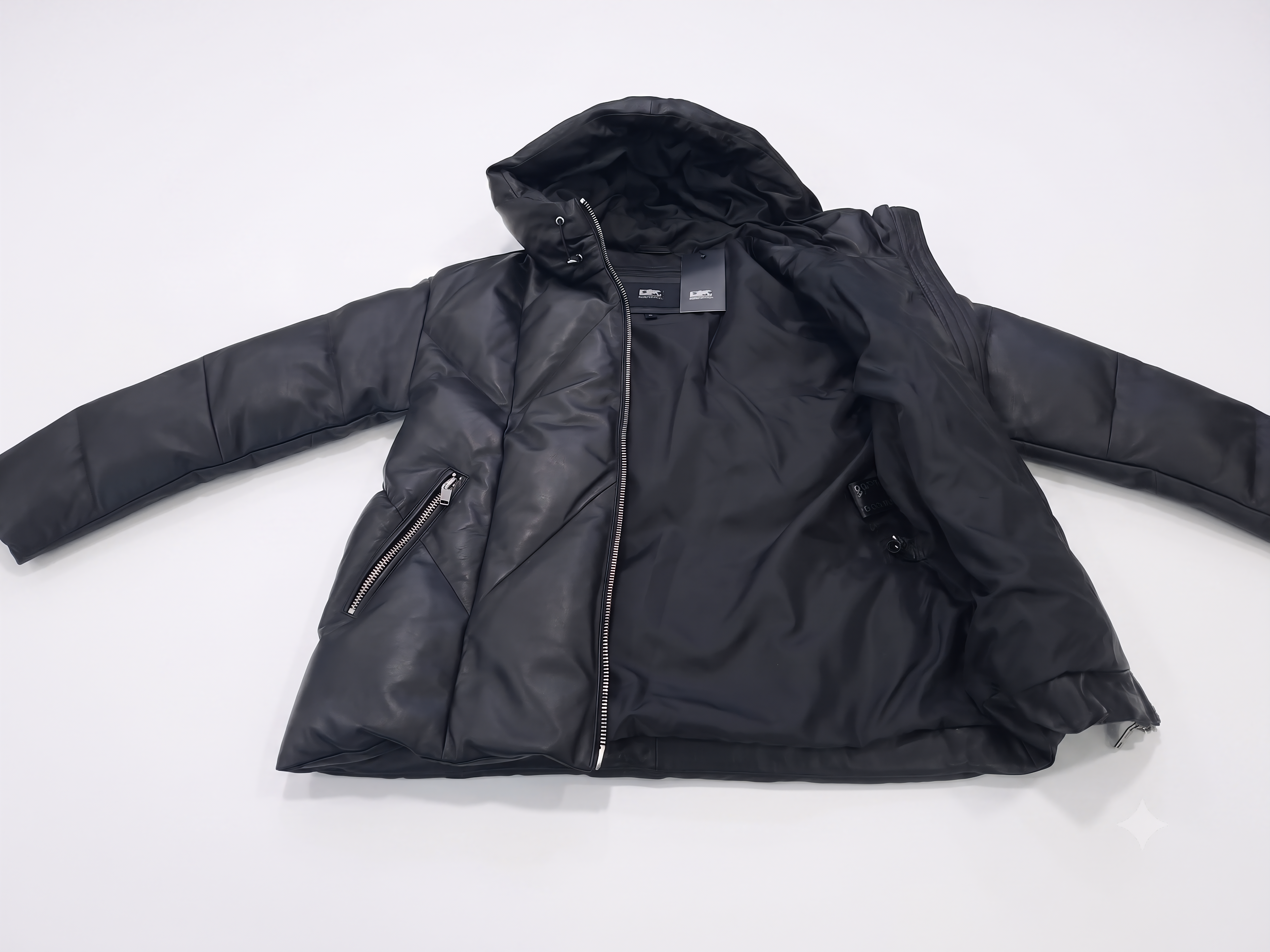 Oversized Quilted Winter Coat leathertex